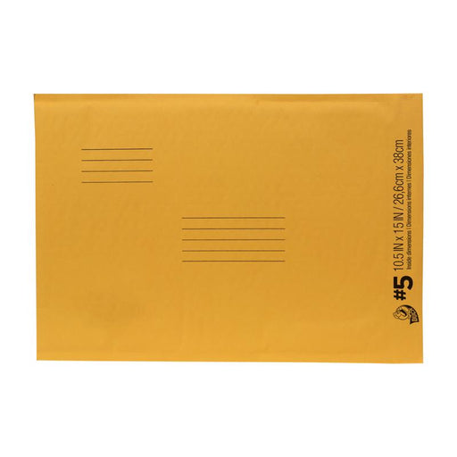 Duck 10.5 in. W X 15 in. L No. 5 Beige Padded Envelope 1 pk