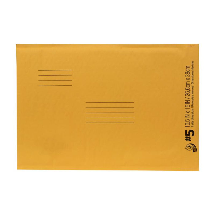Duck 10.5 in. W X 15 in. L No. 5 Beige Padded Envelope 1 pk