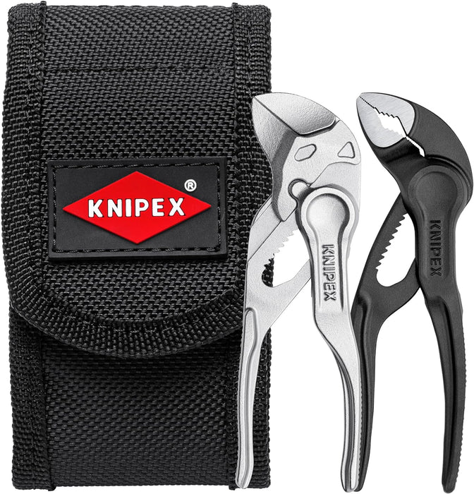 Knipex - 2 Pc Mini Pliers XS Set in Belt Pouch