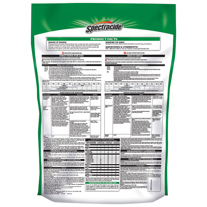 Spectracide Triazicide Acre Plus Insect Killer Granules For Lawns, Protects Lawns, Vegetables, Fruit & Nut Trees, Roses, Flowers, Trees & Shrubs