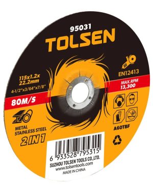 Tolsen 4.5″ Depress Cut-Off Wheel