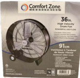 Comfort Zone 36" Industrial fan