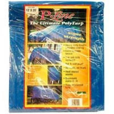 VALUE BRAND V2020 Plastic Tarp,20 ft. x 20 ft.,PK6