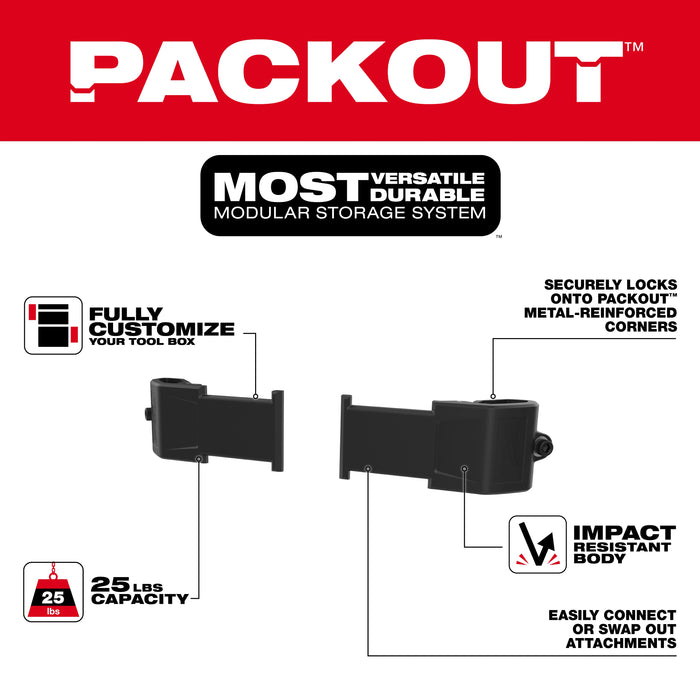 Milwaukee PACKOUT™ Tool Box Attachment Mount 48-22-8601