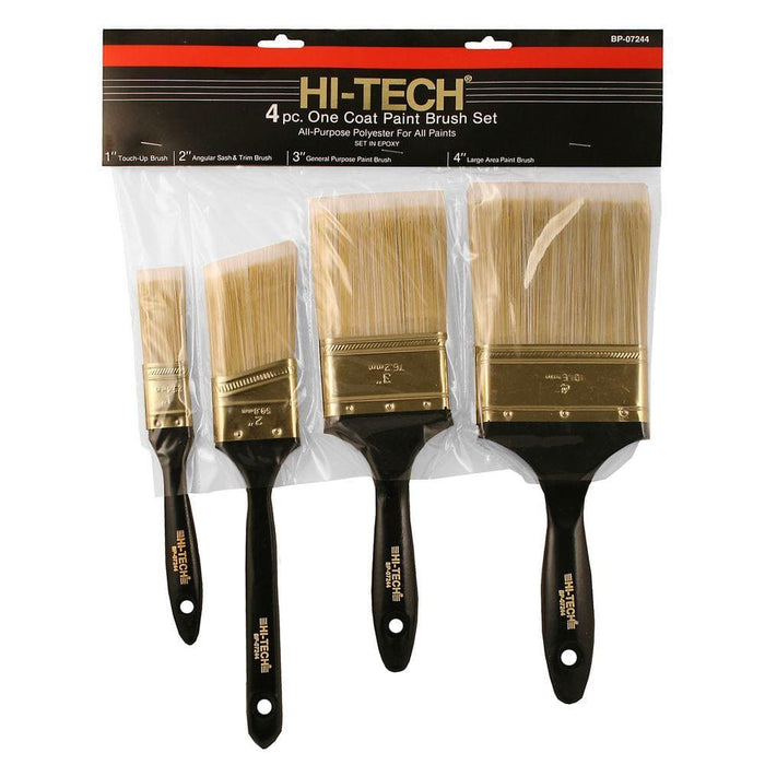 4 PC Soft Poly Brush Set