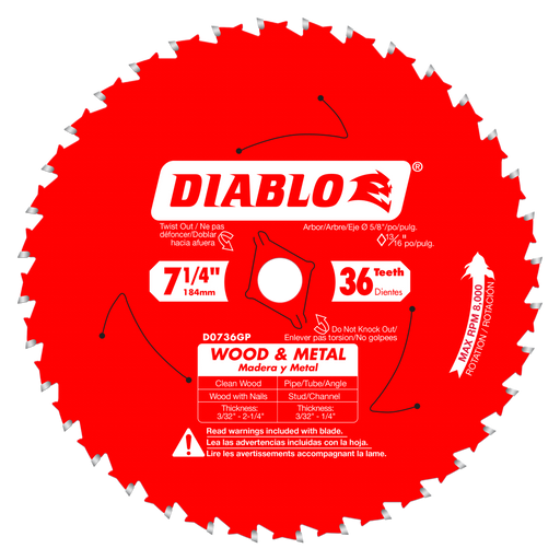 Circular Saw Blades Wood & Metal Cutting