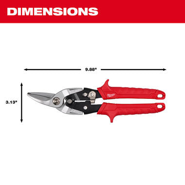 Milwaukee Left Cutting Aviation Snips 48-22-4540