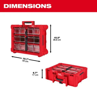 Milwaukee PACKOUT™ Tilt Bin Organizer 48-22-8433 