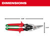 Milwaukee Right Cutting Aviation Snips 48-22-4550