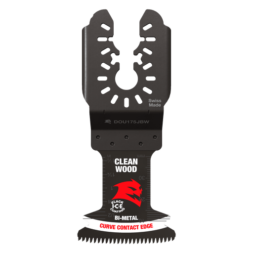 Oscillating Multi-Tool Blades Clean Wood