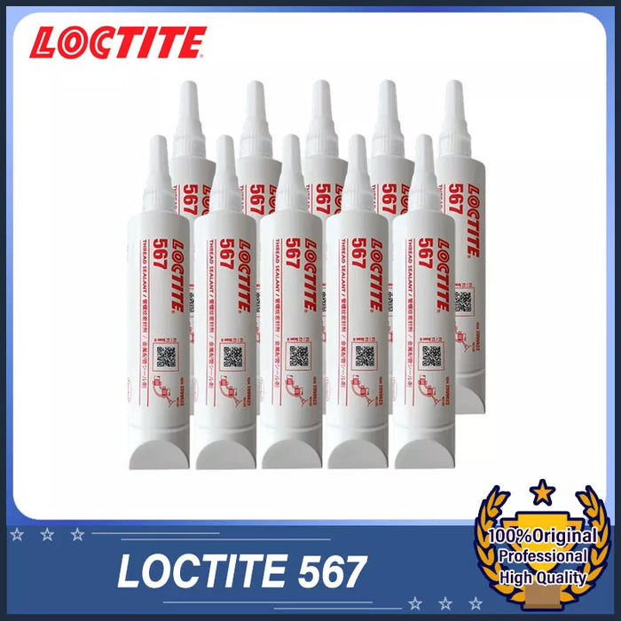 10-Pack Loctite Thread Sealant 567 PST Thread Sealant High Temperature 250 ml tubes