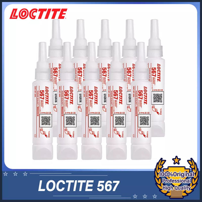 10-Pack Loctite Thread Sealant 567 PST Thread Sealant High Temperature 50 ml tubes