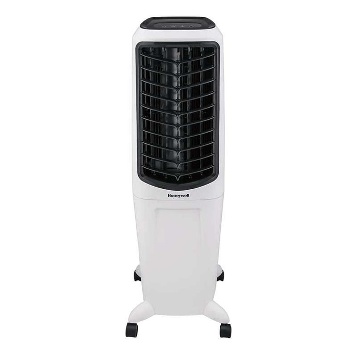 Honeywell 470 CFM Indoor Evaporative Air Cooler (Swamp Cooler) with Remote Control in White - White