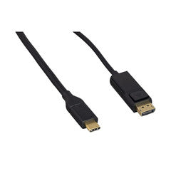 USB 3.2 Gen 1x1 Type C Male to DisplayPort Male Video Cable, 4K@60, Black, 3 foot