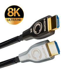 Plenum Ultra-High-Definition Active Optical Cable (AOC) HDMI, 48 Gbps, 4K120 / 8K60 / 10K, HDMI-A Male to HDMI-A Male, 5 meter (~16.4ft)