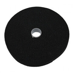 Hook and Loop Tape, 3/4 inch Wide, Black, 50ft Roll