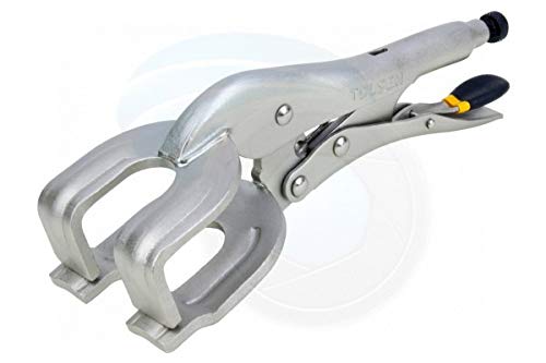 Tolsen 9-inch U-Shaped Jaws Adjustable Locking Holding Welding Clamp Pliers 10057
