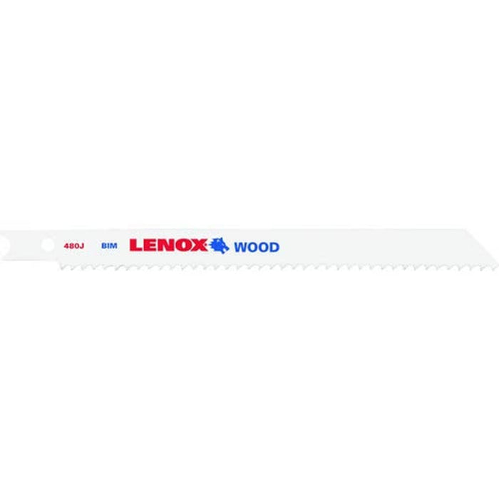 Lenox Tools 20328BT480J U-Shank Bi-Metal Wood Cutting Jig Saw Blade, 4-Inch x 3/8-Inch x 10 TPI, 2-Pack