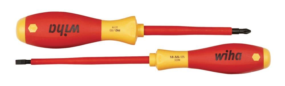 Wiha Insulated Slotted & Phillips 2 Pc. Set