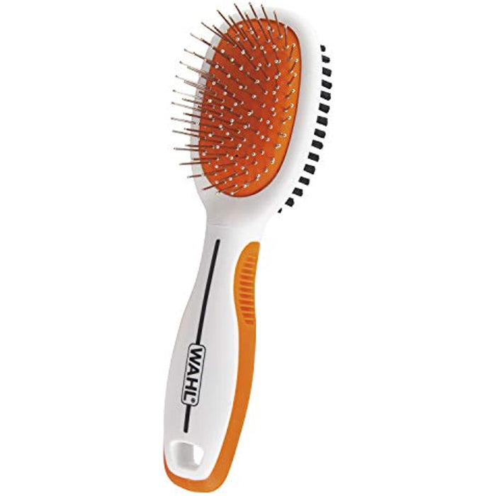 Wahl Premium Pet Double Sided Pin Bristle Brush For Dogs and Cats