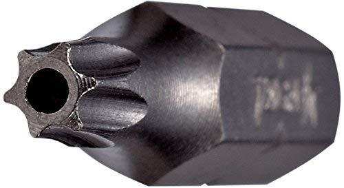 VEGA T9 TORX Security Bits. Professional Grade ¼ Inch Hex Shank TORX T-9 S2 Steel 1" Security Bits. 125TT09A #018