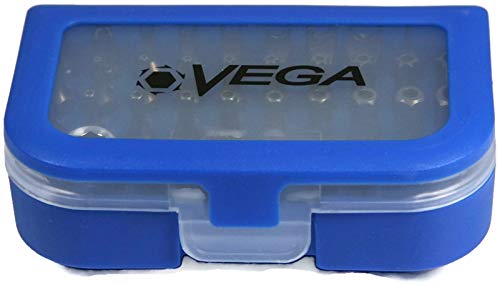 Vega V32-1TP 32 Piece Tamper Proof Screwdriver Bit Set - Torx, Spanner, Phillips & Hex with Pin