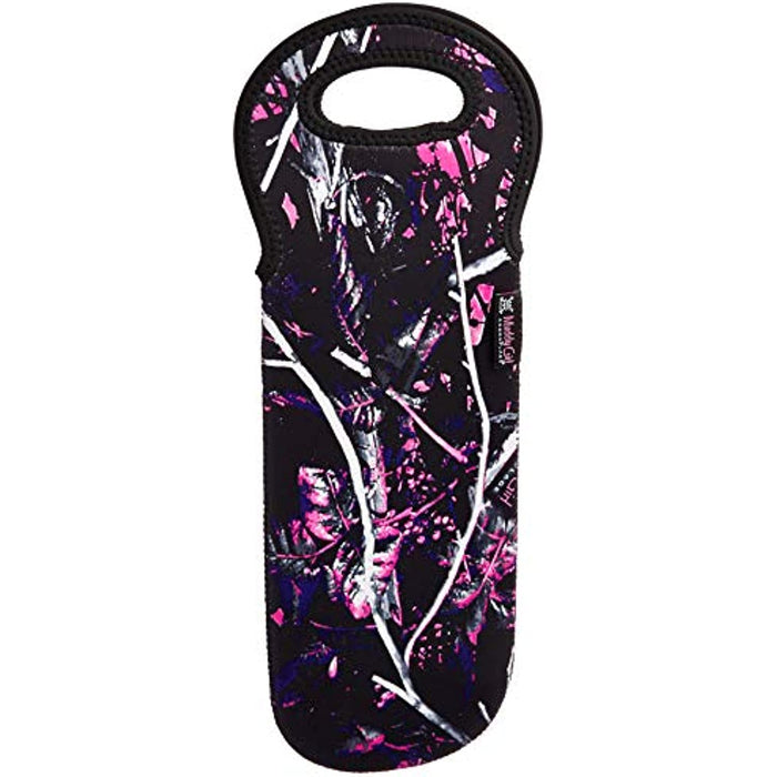 Moonshine Muddy Girl Neoprene Wine/Water Bottle Tote, Camouflage, One Size (20-M001)