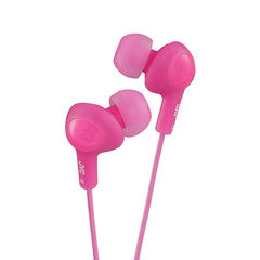 JVC Gumy Plus Inner-Ear Earbuds, Pink