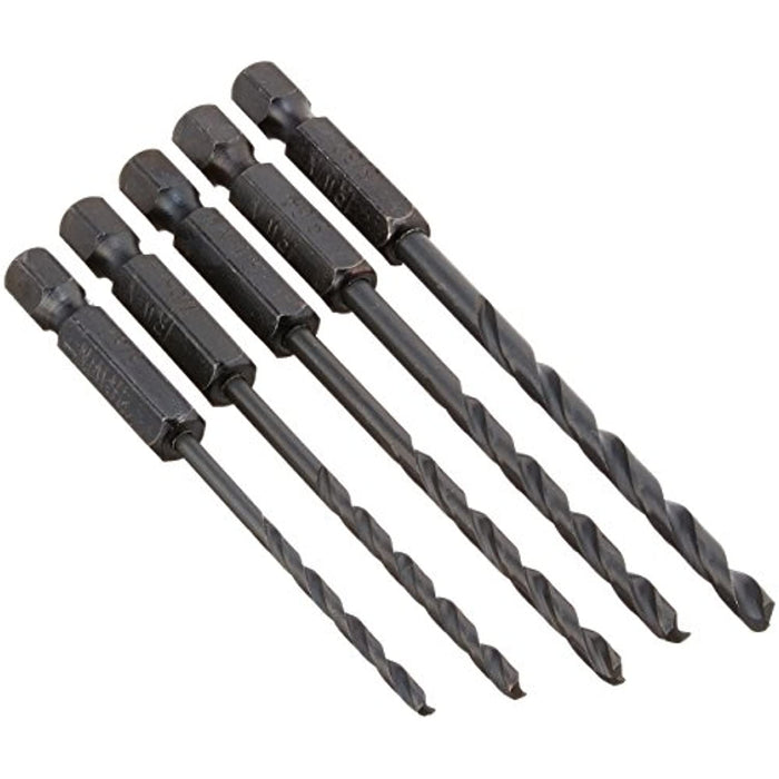 Irwin Tools 4935642 Black Oxide Hex Shank Drill Bit, 1/16-Inch