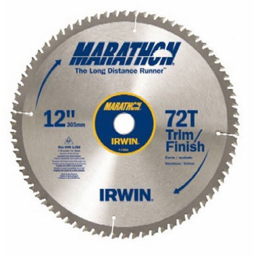 IRWIN Tools MARATHON Carbide Table / Miter Circular Blade, 12-Inch, 72T (14082) - Like New