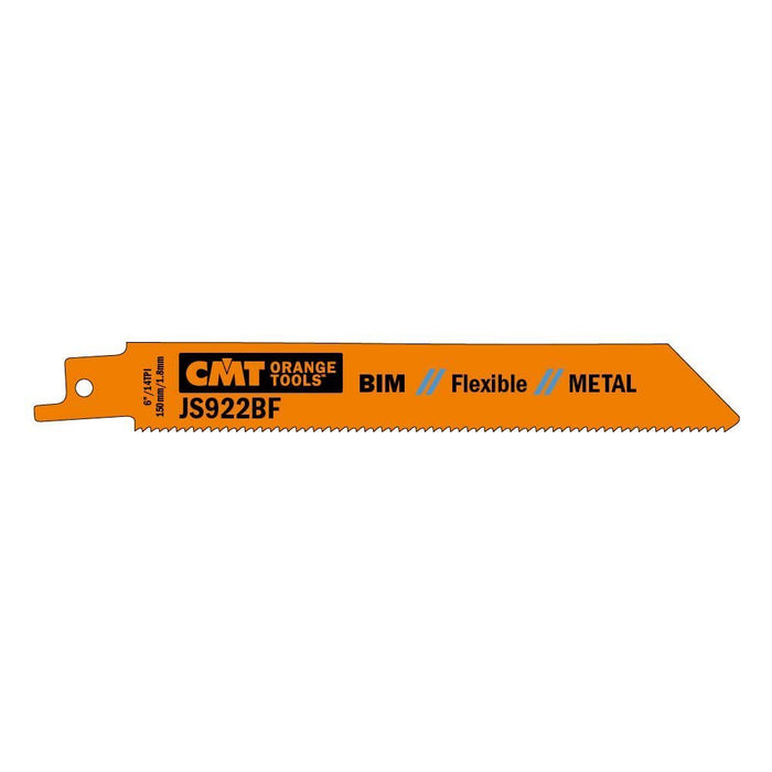 CMT USA, Inc. JS922BF-20 CMT 14 TPI Bimetal Reciprocating Saw Blades for Metal (20 Pack), 5"