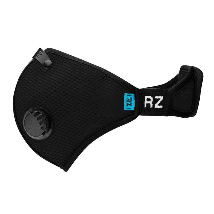 RZ Mask M2 Mesh Air Filtration Face Protection Dust Mask with 99.9% Effective Carbon Filters for Woodworking, Construction, X-Large, Black