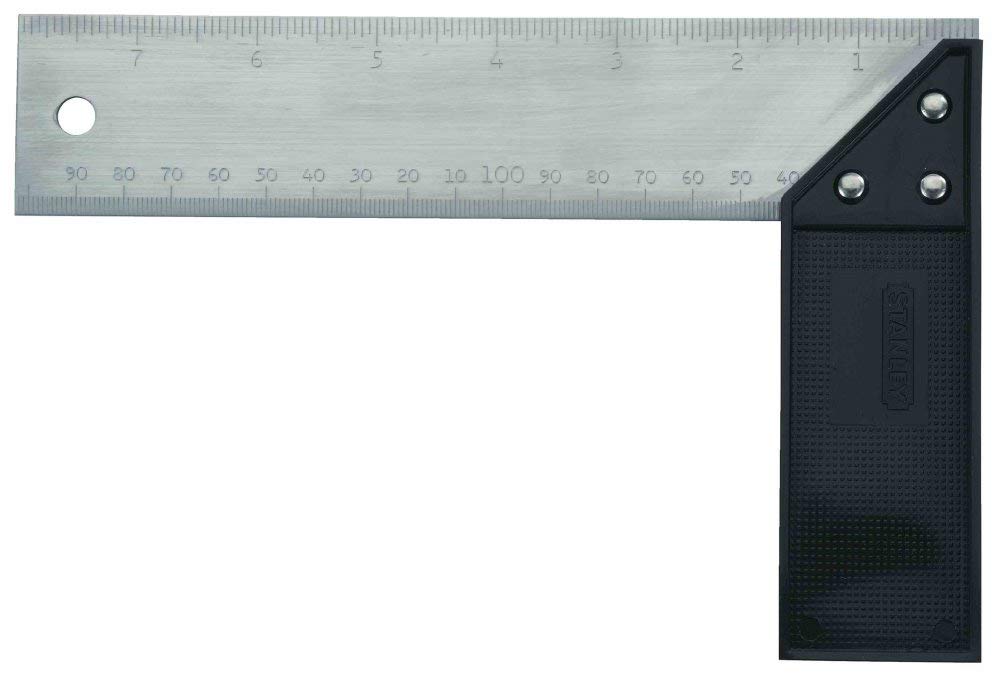 Stanley Hand Tools 46-502 8" Blade Plastic Try/Mitre Square