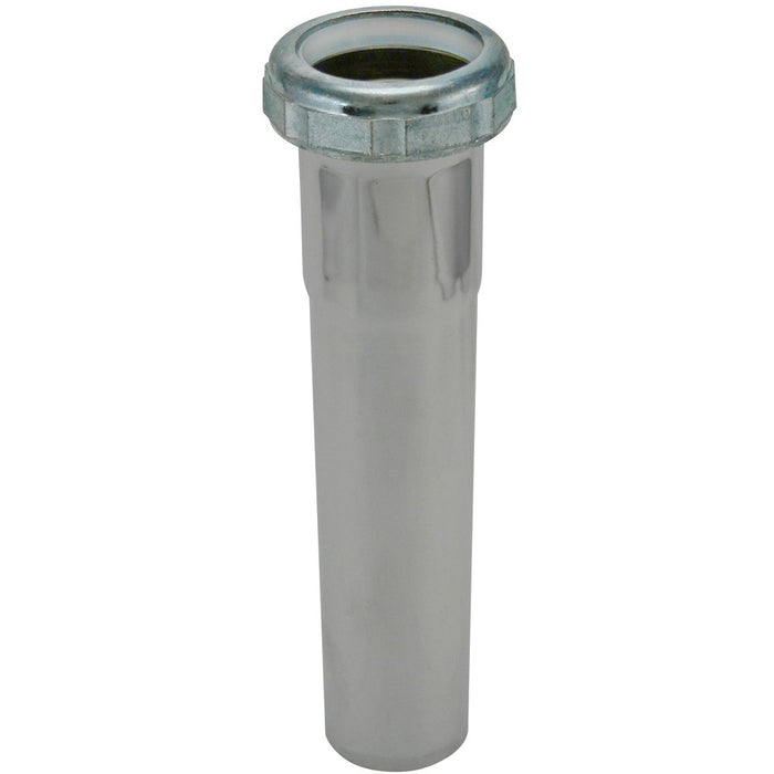 Plumb Pak PP13-6CP Oo20213/ Extension Tube, 1-1/2 in Dia X 6 in L, Slip Joint, 22 Ga, Chrome Plated, 1-1/2" x 6", Brass