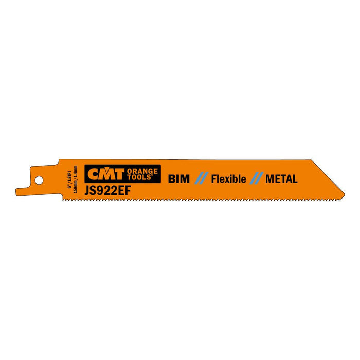 CMT USA, Inc. JS922EF-20 CMT 18 TPI Bimetal Reciprocating Saw Blades for Metal (20 Pack), 5"