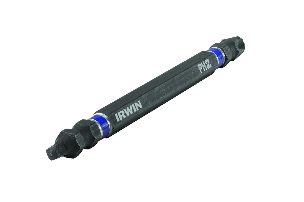 IRWIN Tools IWAF34DEPH2SQ2 Impact Performance Series Double-Ended Screwdriver Number-2 Phillips Power Bit, 4-Inch