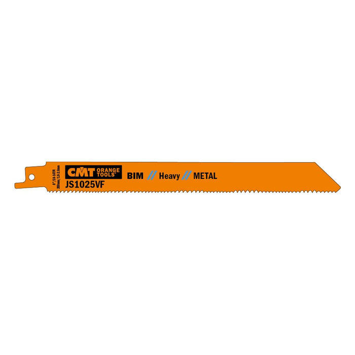 CMT USA, Inc. JS1025VF-5 CMT 10-14 TPI Bimetal Reciprocating Saw Blades for Metal (5 Pack), 7"
