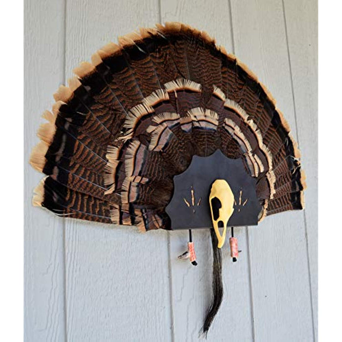 Do-All Outdoors Dead Deer Iron Turkey Mount � Solid Steel Turkey Tail Mount � Turkey Mounting Display Kit for Gun and Bow Hunters � Perfect Decor for Hunters, Grey