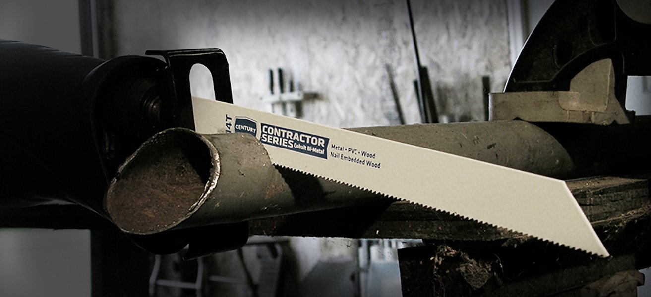 Century Drill & Tool 07602 6" Contractor Series Bi-Metal Reciprocating Saw Blade, 5/8T