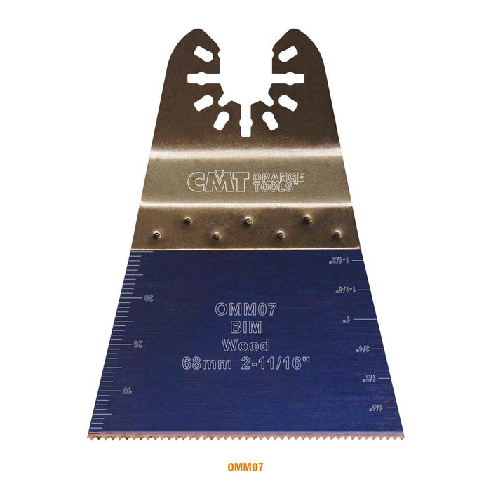 CMT OMM07-X1 Plunge & Flush-Cut For Wood Extra Long Life Blade For Wood Quick Release Oscillator Multicutter,