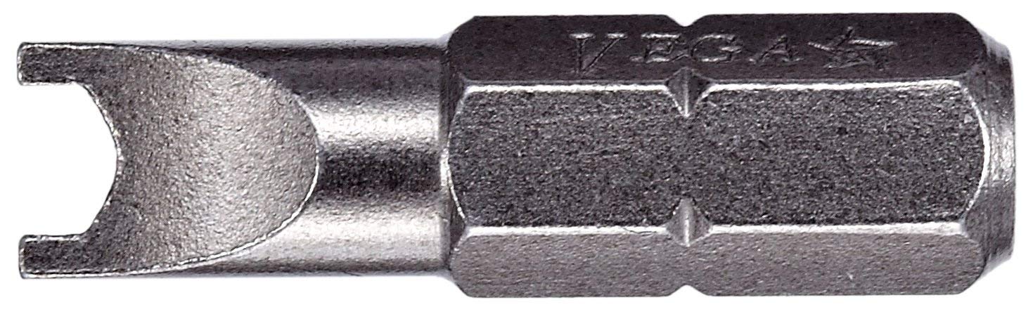 VEGA Spanner #6 Insert Bits. Professional Grade 1/4" Hex Shank #6 Spanner 1" Insert Bits. 125SP06A #008