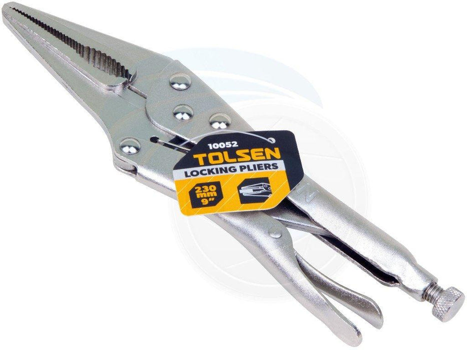 thumbnail image 2 of TOLSEN 9-Inch Long Needle Nose Locking Vise Grip Pliers – Heavy-Duty With Sure Grip Jaw (Model #10052) 2 of 4