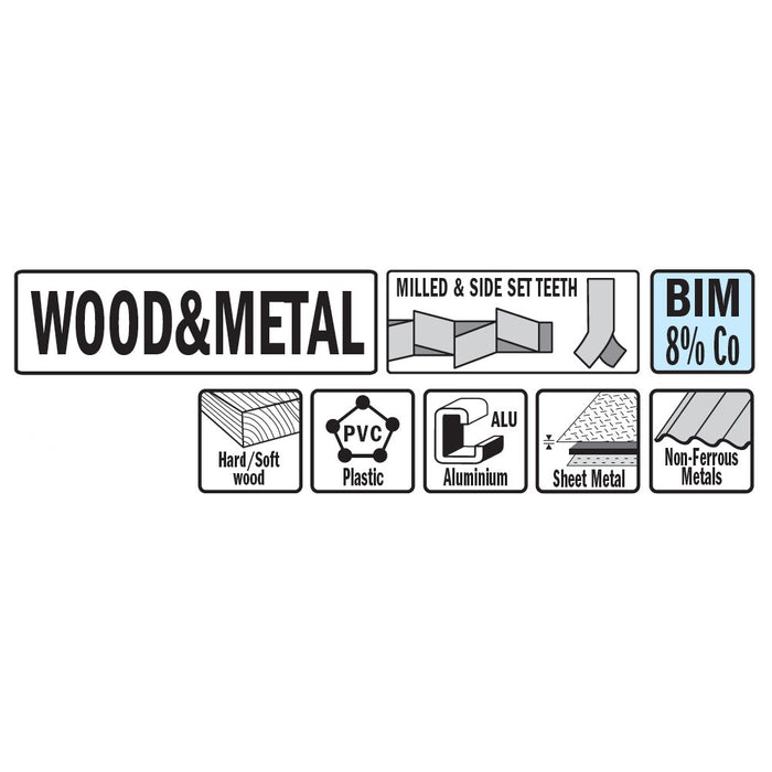 CMT OMM10-X1 Plunge & Flush-Cut Blade For Wood & Metal Quick Release Oscillator Multicutter,