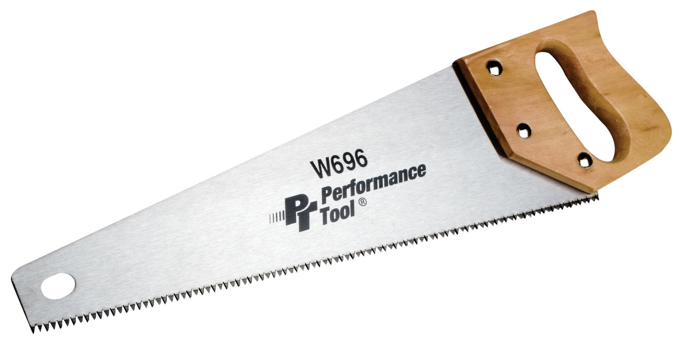 Performance Tool W696 15" Wood Handle Tool Box Saw