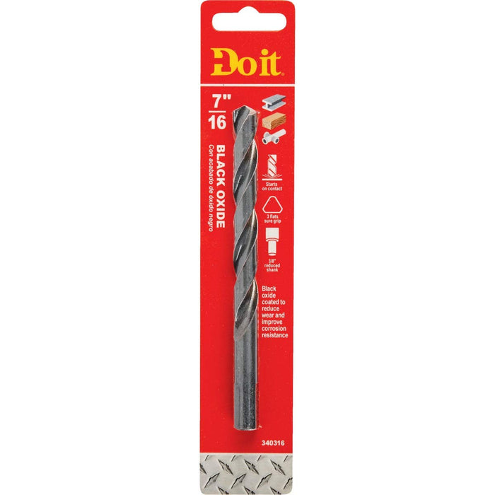 Mibro/gs - 7/16 Blk Oxide Drill Bit