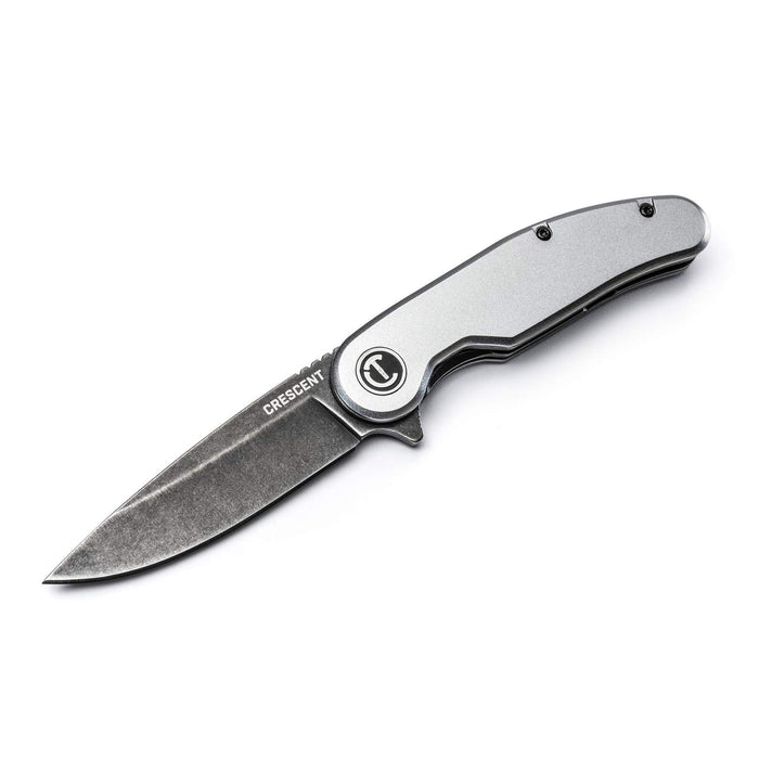 Crescent 3-1/4 Inch Drop Point Aluminum Handle Pocket Knife - CPK325A