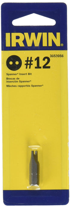 IRWIN 3053056 1" #12 Spanner Insert Bit