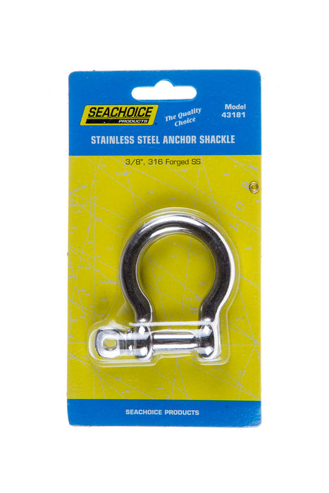 Boating Accessories New SEACHOICE Anchor Shackle - SS - 3/8 SCP 43181