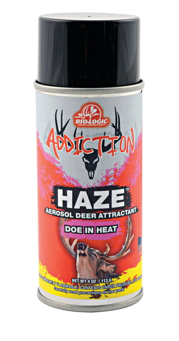 Mossy Oak BioLogic Addiction Haze 4oz Doe in Heat Aerosol Deer Attractant