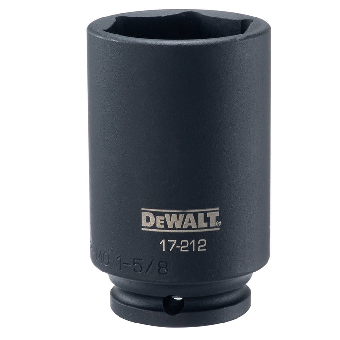 DEWALT Deep Impact Socket, SAE, 1/2-Inch Drive, 1-5/8-Inch (DWMT17212B)